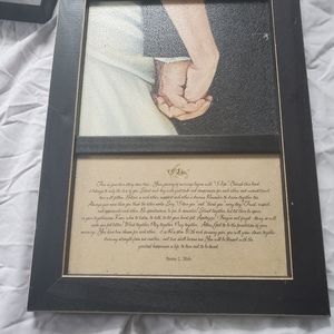 beautiful picture with poem I paid 25 for it not e